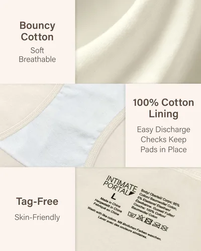 Miniatura 5 de Intimate Portal - Ropa interior de maternidad para debajo del vientre o pancita, panties post-parto