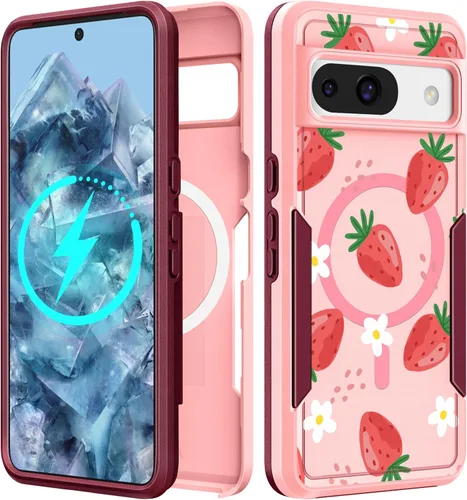 Miniatura 24 de Funda para Moto G 5G 2024 – Compatible con MagSafe para mujeres y niñas, bonita funda protectora magnética para teléfono, diseño femenino Kawaii