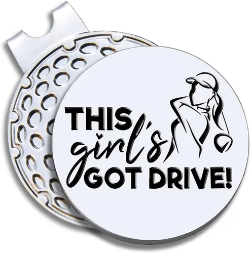 Miniatura 11 de Strong Woman Golfer Ball Marker with Magnetic Hat Clip, Funny Golf Accessories Gifts for Proud Women, Novelty Birthday Gifts for Women Golfer Fan