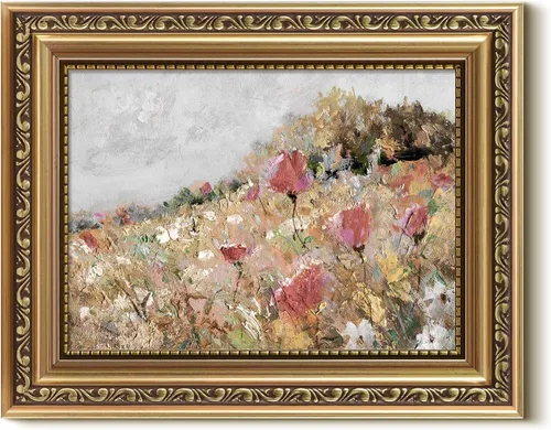 Miniatura 83 de VIYYIEA Arte de Pared con Marco Dorado Impresión en Lienzo Decoración del Hogar para Sala de Estar Mujeres Leyendo Cuadros para Dormitorio Baño