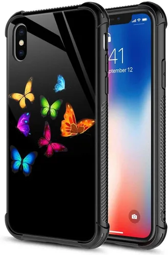 Miniatura 8 de CARLOCA Funda compatible con iPhone XR, diseño gráfico de Flower Lady para iPhone XR para niñas y niños, diseño gráfico a prueba de golpes, dama