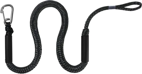 Miniatura 2 de Líneas de muelle elástico para barcos, líneas de amarre marinas, cuerda de barco para acoplamiento con bucle y accesorios de clip para moto