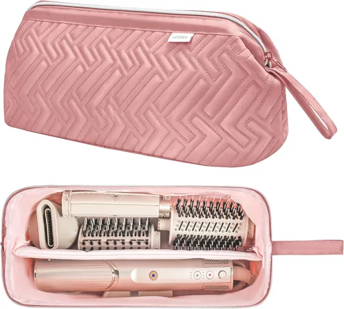 Miniatura 11 de Leudes Bolsa de Viaje para Herramientas de Cabello para Shark Flexstyle Estuche de Transporte Portátil Shark Hair Air Wrap Estuche para Secadora Rosa