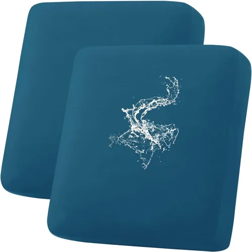 Miniatura 42 de hyha Fundas de cojín impermeables para sofá, funda elástica para asiento de sofá para perro, lavable, antideslizante, impermeable, fundas de cojín