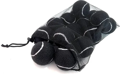 Miniatura 6 de Pelotas de tenis, paquete de 15 pelotas de tenis de práctica para principiantes, pelotas de tenis de entrenamiento para perros, vienen con bolsa