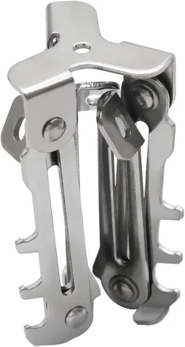 Miniatura 9 de Mini Soporte Estabilizador de Botella de Combustible, Trípode Plegable de Acero Inoxidable 304 para Estufas de Camping, Botellas de Butano/Propano