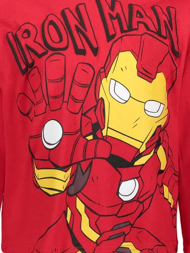 Miniatura 9 de Marvel Avengers - Paquete de 3 camisetas gráficas de manga larga color verde