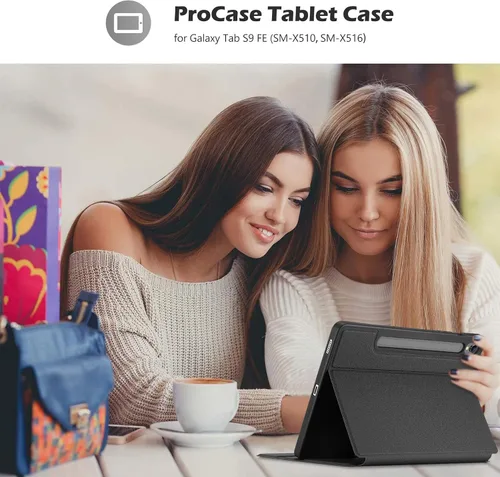 Miniatura 7 de ProCase Funda inteligente para Galaxy Tab S10 Lite/S10 FE/ S9 FE de 10.9 pulgadas con soporte para S Pen y funda rígida con soporte para S Pen
