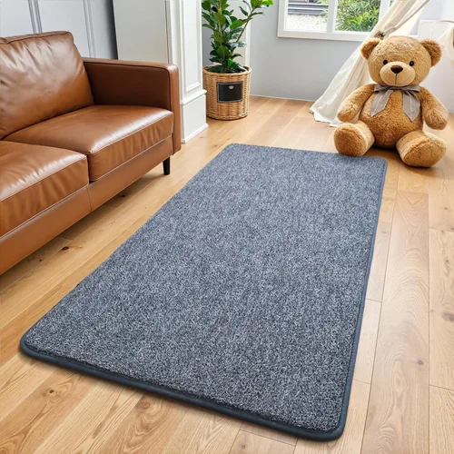 Miniatura 24 de Keeko Alfombras de área de 4 x 6 pies para sala de estar, alfombra suave y moderna de espuma viscoelástica para dormitorio, alfombra