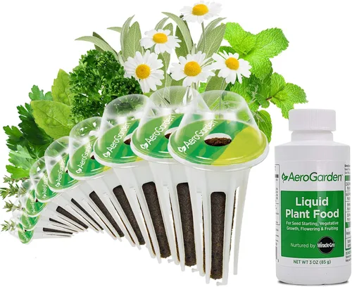Miniatura 10 de AeroGarden Kit de Cápsulas de Semillas de Hierbas Italianas Surtidas, 6 Cápsulas