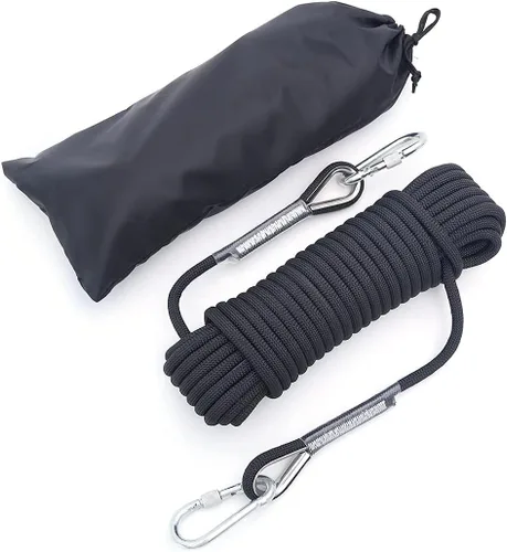 Miniatura 7 de Cuerda de escalada de 10 mm/12 mm, cuerda de escalada estática al aire libre, cuerda de rapel para árboles, cuerda de escape de nylon