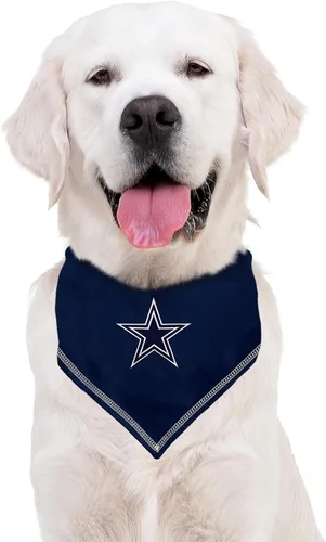 Miniatura 5 de Pets First NFL Dallas Cowboys TIE - Bandana para perro, grande/XL. Bandana para perro, babero para mascotas, gatos, perros, la mejor bandana
