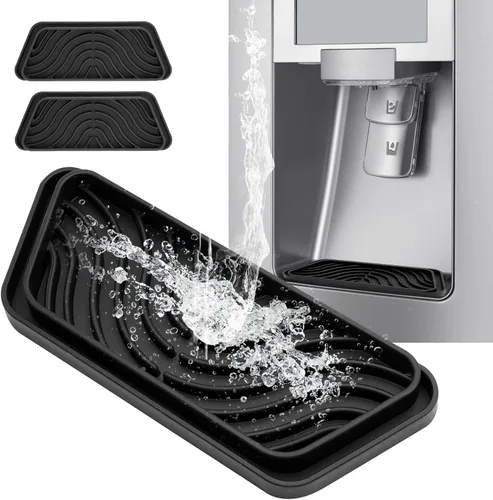 Colector de goteo para refrigerador, bandeja de goteo para refrigerador para bandeja de agua, bandeja de goteo dispensador de agua para nevera evita
