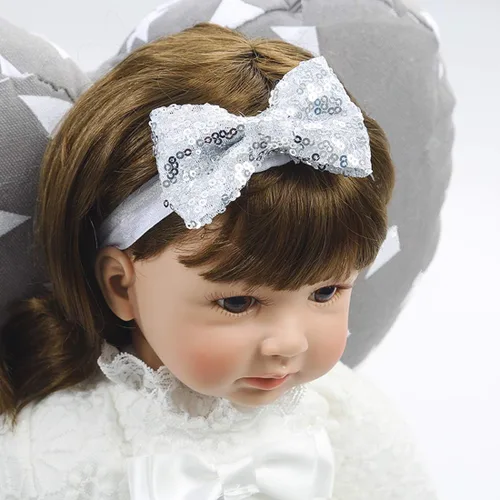 Miniatura 2 de OAISNIT Zapatos planos para bebé niña Mary Jane, zapatos de cuna con diadema