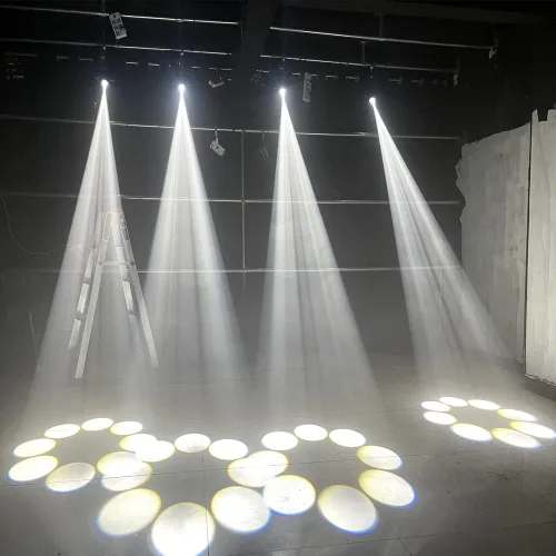 Miniatura 9 de 120W LED Cabeza Móvil Dj Luz Roto Prism Beam Etapa Luces 8 GOBOs 8 Colores DMX 512 12CH Sonido DJ Iluminación para Disco Fiesta Eventos Boda Etapa