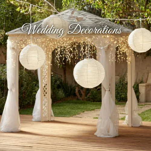 Miniatura 3 de Woanger Paquete de 4 faroles de papel grandes de 24 pulgadas, pantalla Jumbo blanca japonesa china redonda colgante de papel japonés