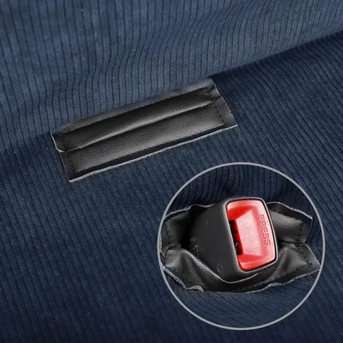 Miniatura 2 de Leader Accessories - Funda universal para asientos de auto para camiones de tamaño completo o asientos de banco azul Pana Azul