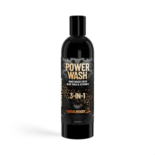 Miniatura 11 de Derm Dude Gel de baño 3 en 1, champú y acondicionador para hombres Gel de ducha hidratante diario con aloe vera y vitamina E Todo