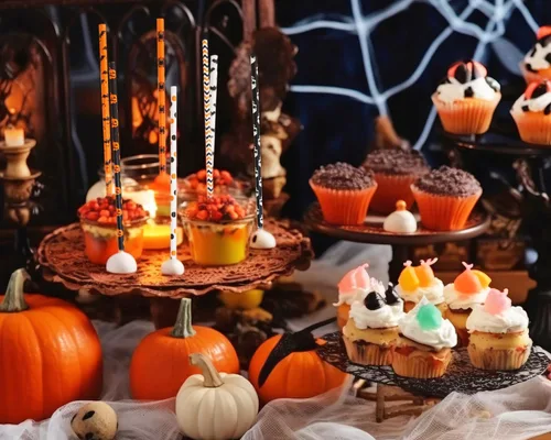 Miniatura 6 de Pajitas de papel para Halloween, diseño de ángel penta, 50 unidades, calabaza, murciélago, araña, casa, cráneo, sorbete para Halloween, Navidad