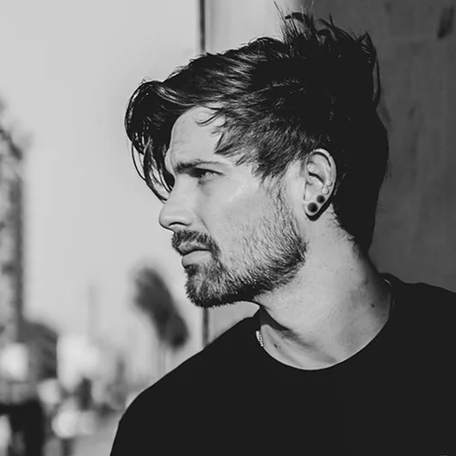Miniatura 2 de Aretes de acero quirúrgico 316L para hombre, con parte trasera plana, hipoalergénicos, de titanio, para mujer, Acero inoxidable, No es una piedra