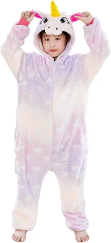 Miniatura 11 de Mameluco de unicornio para pijamas de animales, cosplay, disfraz unisex de Halloween