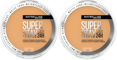 Miniatura 22 de Maybelline Super Stay Hasta 24HR Base en Polvo Híbrida, Maquillaje de Cobertura Media a Completa, Acabado Mate, 220, 1 Unidad SUPERSTAY POLVO 220