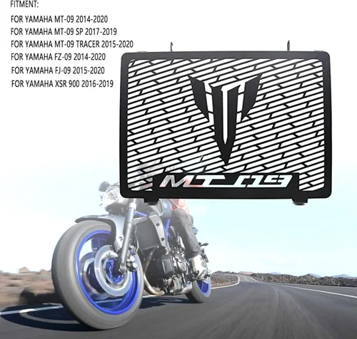 Miniatura 2 de Cubierta protectora de rejilla de radiador de motocicleta para Yamaha MT09 FZ09 FZ-09 MT-09 Tracer900 2014-2020