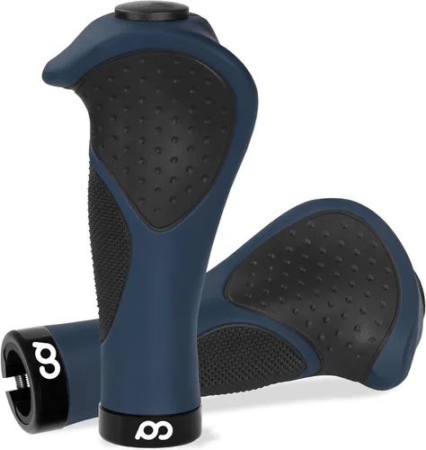 Miniatura 12 de Puños de manillar de bicicleta de montaña CyclingDeal - Empuñaduras ergonómicas antideslizantes para MTB - Empuñaduras de manillar de goma suave