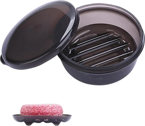 Miniatura 18 de 4 recipientes de jabón de viaje, caja de jabón portátil, funda de jabón a prueba de fugas, soporte de barra de jabón de plástico, camping, baño