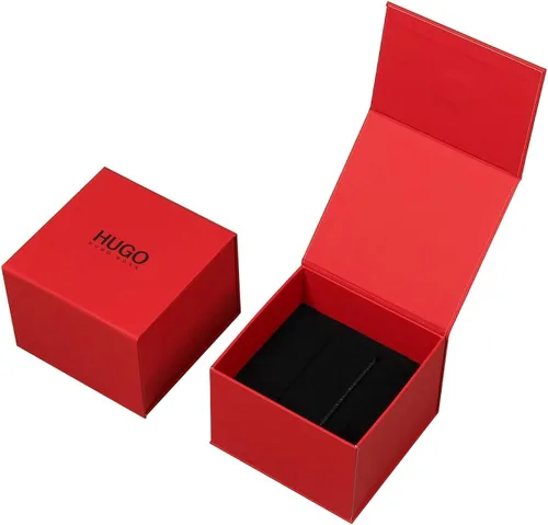 Miniatura 5 de HUGO Flash - Reloj de pulsera de cuarzo de acero inoxidable y malla para mujer color plateado Modelo 1540115 plateado Reloj de cuarzo