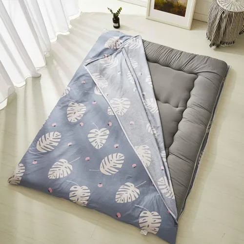 Miniatura 17 de CAMZ Funda de colchón plegable de futón japonés para cama matrimonial, queen, king, individual, tatami, colchoneta de meditación, cubierta antipolvo