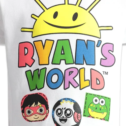 Miniatura 7 de RYANS WORLD Paquete de 2 camisetas gráficas Rojo