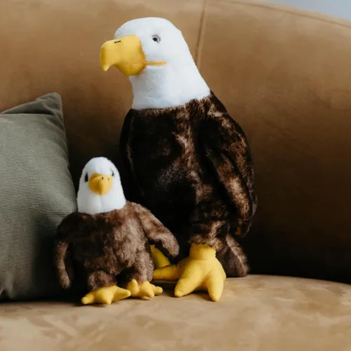 Miniatura 7 de The Petting Zoo - Peluche de águila calva, juguete de peluche, regalos para niños, colección Wild Onez Babiez Animales del Zoológico, juguete