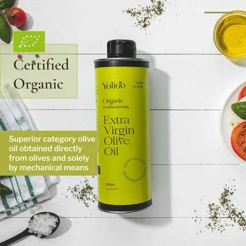 Miniatura 4 de 100% AOVE Aceite de oliva orgánico italiano extra virgen prensado en frío Cosecha temprana muy alta rica en polifenoles de la Toscana Aceite