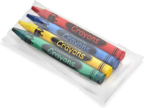 CrayonKing 250 juegos de 4 paquetes (1000 lápices de colores a granel), no tóxicos, envueltos individualmente, perfectos para fiestas, restaurantes,