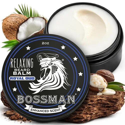 Miniatura 18 de Bálsamo relajante para barba Bossman para hombres (aroma Stagecoach) – Controla, relaja, engruesa y suaviza para el cuidado óptimo de la barba