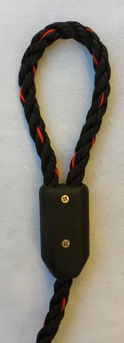Miniatura 3 de E-Z-TY Abrazadera de cuerda 3/8" Negro