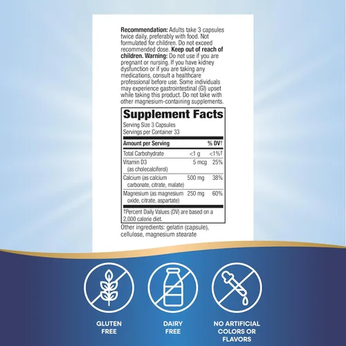 Miniatura 5 de Suplemento de calcio, magnesio y vitamina D, de Nature's Way, 41420, 100, 1, 1