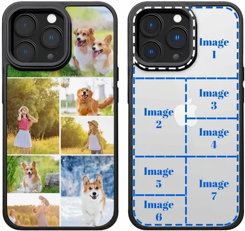 COOZEBRA Fundas de teléfono personalizadas compatibles con iPhone 17, 16, 15, 14, 13, 12, 11 Pro Max, diseño personalizado para teléfono 7 Foto
