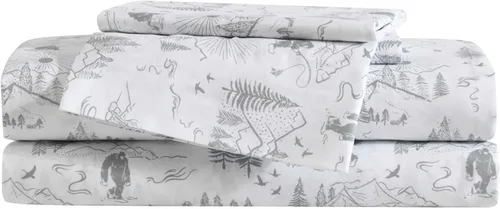 Miniatura 14 de Eddie Bauer Juego de sábanas para niños tamaño individual XL, ropa de cama de microfibra ultrasuave con sábana bajera totalmente elástica, juego