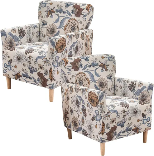 Miniatura 39 de Fundas de jacquard para sillón de banquete, fundas suaves para sillón, fundas elásticas de 1 pieza para sala de estar, funda antideslizante