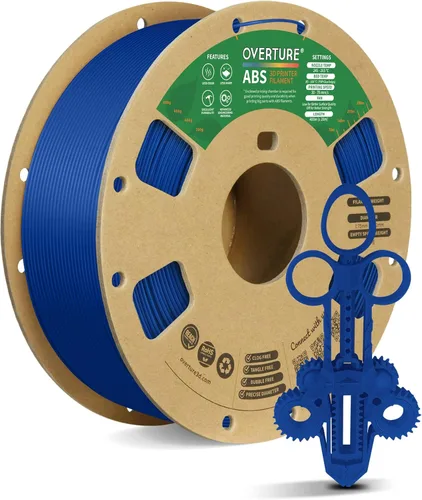 Miniatura 12 de OVERTURE Filamento ABS 1.75mm, filamento para impresora 3D de alta resistencia y resistente al calor, baja deformación, excelente durabilidad, ABS