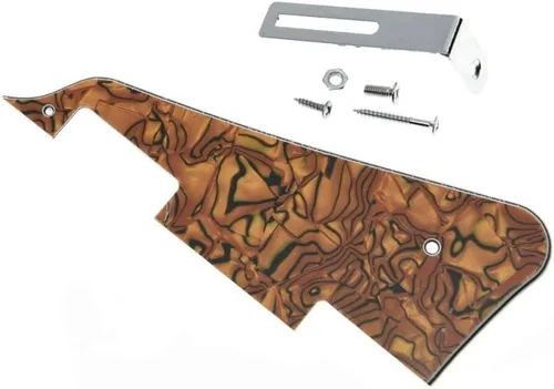 Miniatura 65 de Dopro Golpeador de guitarra LP de 1 capa con soporte cromado para Epiphone Les Paul