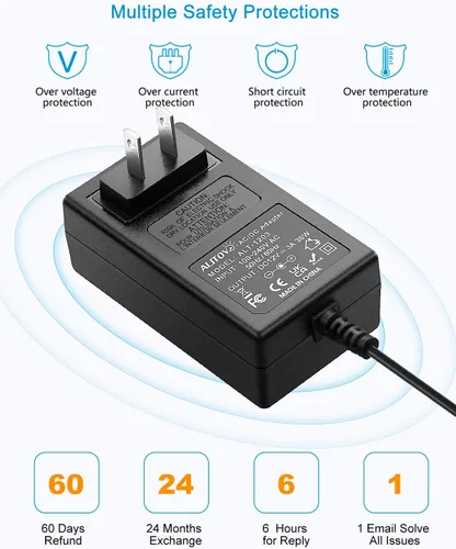 Miniatura 6 de ALITOVE Fuente de alimentación 12V CC 3A 36W Adaptador AC universal 100-240V 50-60hz a adaptador de alimentación de 12 voltios 3Amp 2.5A 2A 5.5mm x