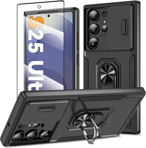 Miniatura 112 de Funda magnética para Samsung Galaxy Note 20 Ultra con soporte de anillo [con protector de pantalla] [Compatible con carga inalámbrica MagSafe] Funda