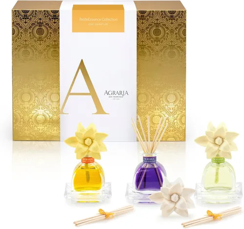 Miniatura 12 de AGRARIA Set de Difusor de Aroma de Flores y Varillas AirEssence, Juego de Fragancia Botánica de Flores Sola Hecho a Mano, Juego de Difusor de Aceite