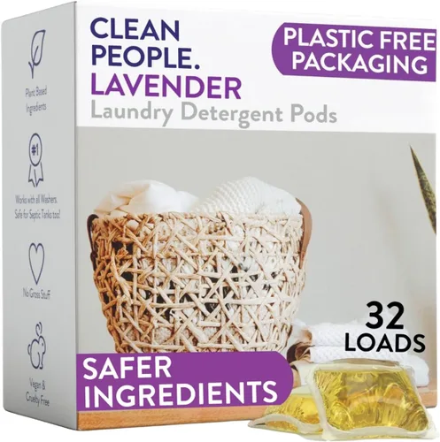 Miniatura 13 de The Clean People Cápsulas de detergente para ropa - Envase reciclable, hipoalergénico, lucha contra las manchas - Jabón de ropa ultraconcentrado