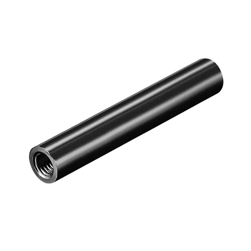 Miniatura 3 de uxcell Espaciador de columna de separación de aluminio redondo M3x50mm, para avión RC, FPV Quadcopter, CNC, negro, 10pcs