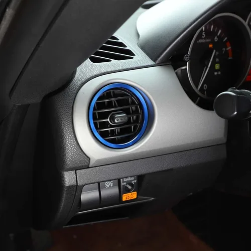 Miniatura 2 de Para Mazda MX-5 2009-2015 modelos de aire acondicionado automotriz salida de aire acondicionado anillo decorativo aleación de aluminio accesorios