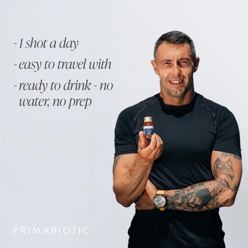 Miniatura 3 de PRIMABIOTIC Liquid Collagen Sport – 10000 mg por porción – Bebida alta en proteínas – Colágeno hidrolizado + 12 vitaminas + ácido ortosilícico – Sin